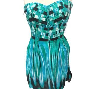Bebe vintage Y2K Bohemian vacation beach mini dress